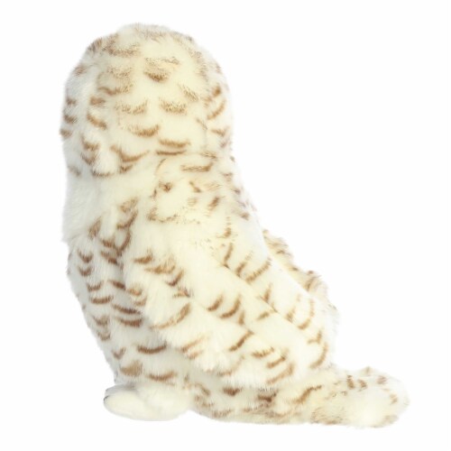 Aurora Large White Miyoni 15 inch Snowy Owl Realistic Stuffed Animal ...