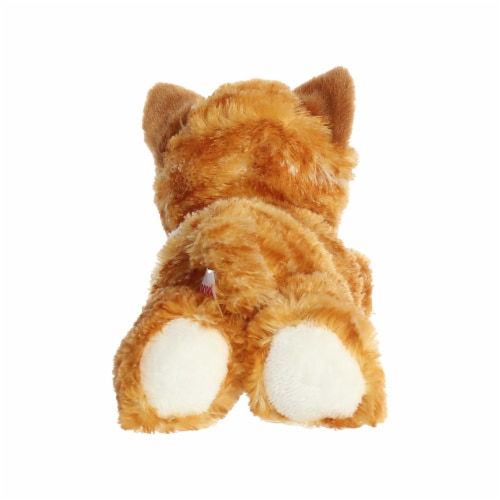 Aurora World 8" Mini Flopsie Plush Molly the Orange Tabby Cat Perspective: back