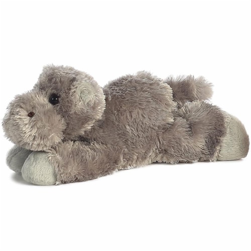 Howie Hippo Mini Flopsie 8" by Aurora Perspective: back