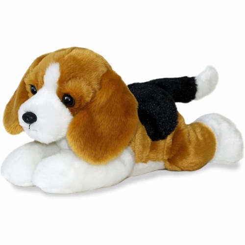 Buddy the Beagle Flopsie 12" Plush by Aurora - 31518 Perspective: back