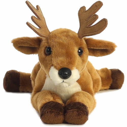 Aurora World Flopsie Animal Plush, White Tailed Buck Perspective: back