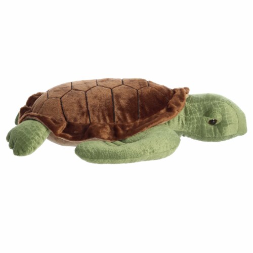 Aurora Large Green Super Flopsie 27 inch Sea Turtle Adorable Stuffed ...