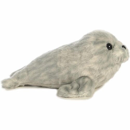 Harbor Seal Mini Flopsie 8" by Aurora Perspective: back