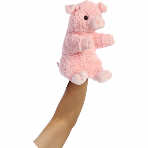 Aurora World Pinky The Pig Hand Puppet Plush, Pink Perspective: back