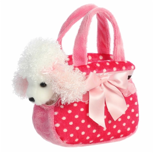 Fancy Pals Fancy Pink Polka Dot 8 Inch Pet Carrier, 1 - Fry’s Food Stores
