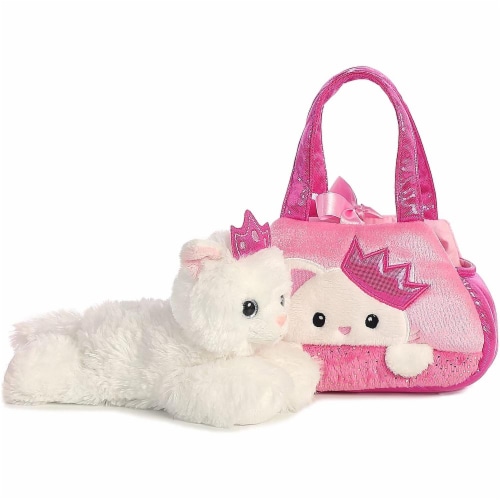 Peek-A-Boo Princess Kitty Stuffed Animal Purse by Aurora Perspective: back