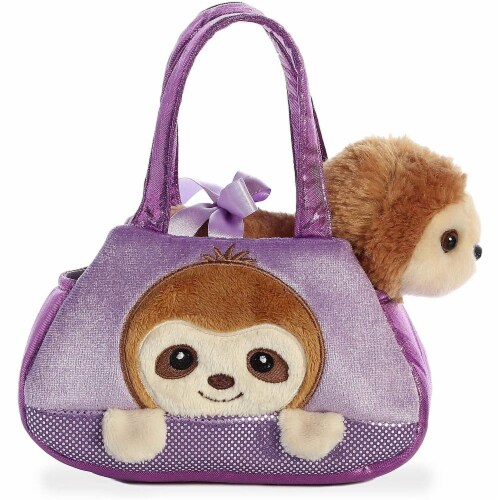 Aurora - Pet Carrier - 7" Peek-A-Boo Plush Sloth Perspective: back
