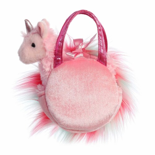 Aurora Small Pink Fancy Pals 5.5 inch Sparkle Heart Pink Llamacorn ...