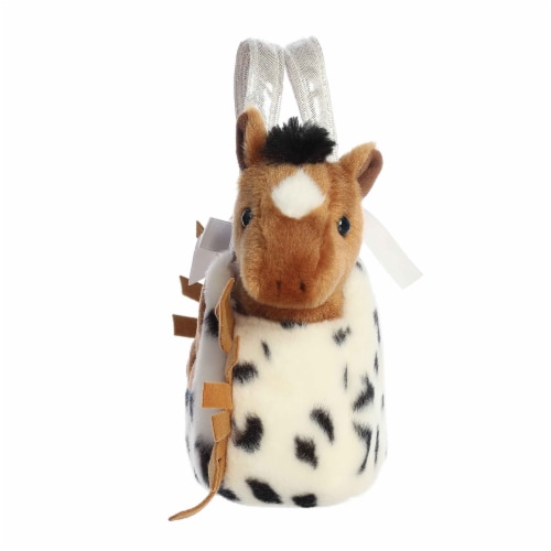 Aurora Small Brown Fancy Pals 8 inch Western Fringe Fashionable Stuffed ...