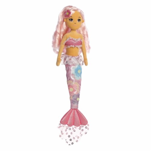 Aurora Large Pink Sea Sparkles Floral Sparkles 18 inch Lily Enchanting ...