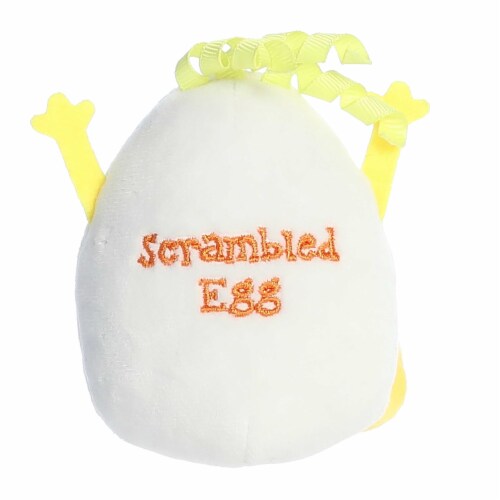 Aurora Mini White Eggspressions 3.5 Scrambled Egg Punny Stuffed Animal ...