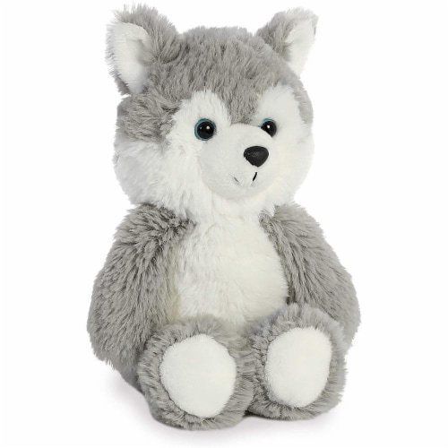 Aurora Husky Plush, Grey Perspective: back