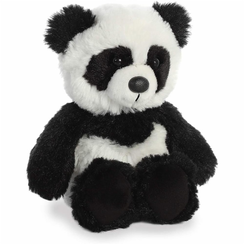 Aurora Panda Plush, White/Black Perspective: back