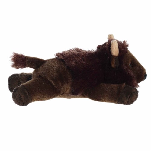 Aurora Small Brown Eco Nation Eco Softies 8 inch Bison Eco-Friendly ...