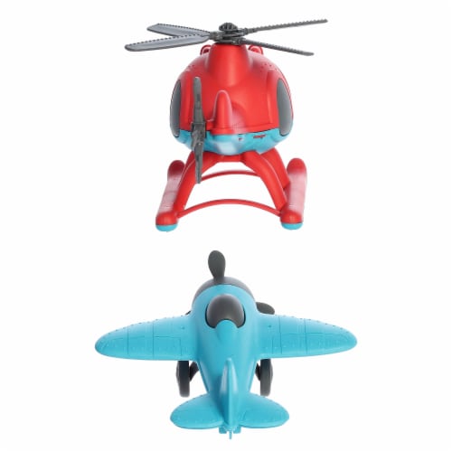 Aurora Toys Medium Blue Wheatley 10 inch Plane & Helicopter Versatile ...