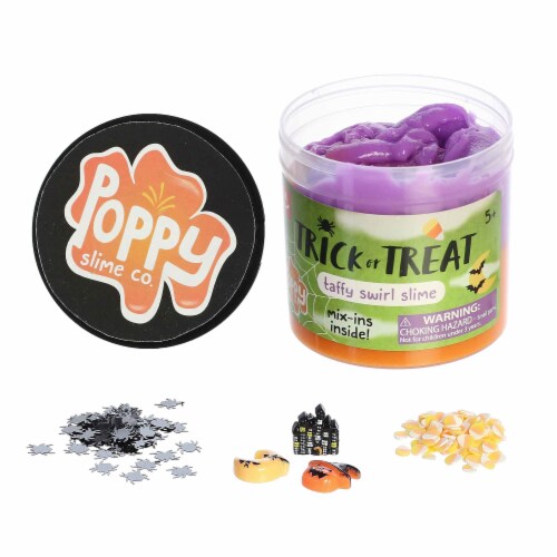 Aurora Toys Mini Purple and Orange Poppy Slime Co. 11.3oz Trick Or Treat Slime Spooky Toy, One ...