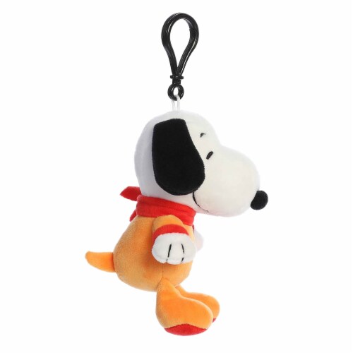 Aurora Mini Orange Peanuts 5 inch Astronaut Snoopy Keychain Adorable ...