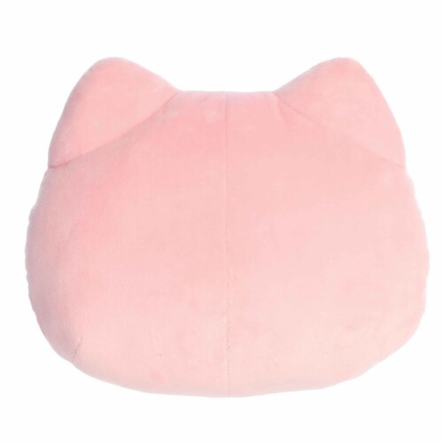 Aurora Medium Strawberry Tasty Peach 10 inch Meowchi Face Plush Enchanting Stuffed Animal, One ...