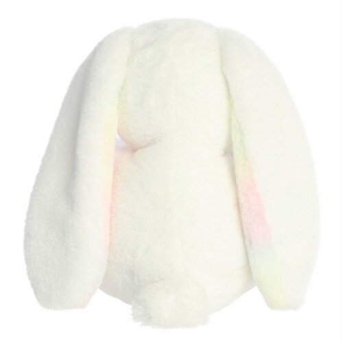 Aurora Large White Spring 14 inches Rainbow Bunny Vibrant Stuffed ...