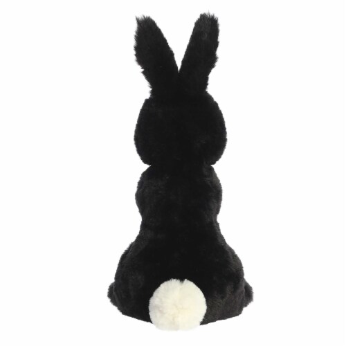 Aurora Large Black Spring Sitting Pretty 14 inch Black Bunny Vibrant Stuffed Animal One Size Pick n Save