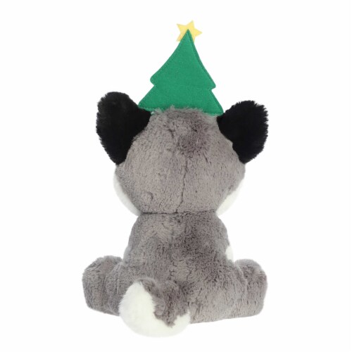 Aurora Medium Gray Holiday Holiday Cheer 11.5 inch Kody Husky Festive ...