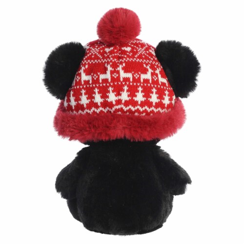 Aurora Large Black Holiday 13 inch Baby Bear Bucky Festive Stuffed ...