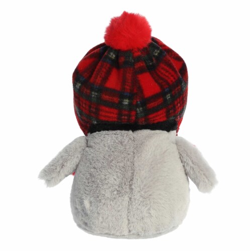 Aurora Medium Gray Holiday Chillin Chick 10 inch Chucky Festive Stuffed Animal, One Size - Kroger