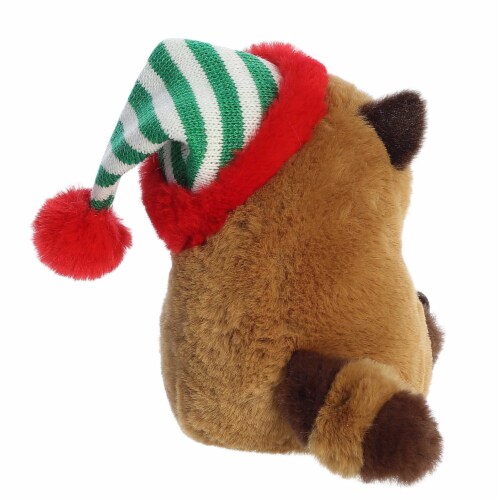 Aurora Mini Brown Rolly Pet 5 inch Romi Red Panda Festive Stuffed ...