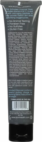 Zion Health Deep Pore Cleanser Charcoal Face Mask Perspective: back