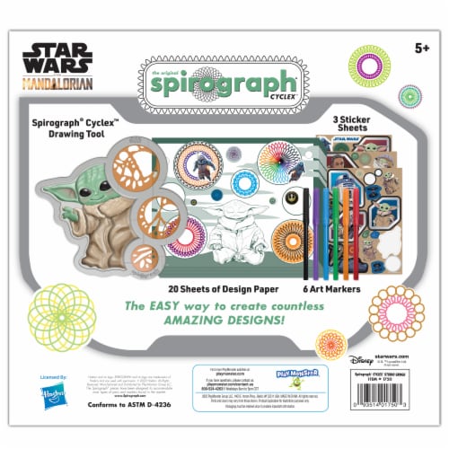 Spirograph Star Wars Mandalorian Design Kit Perspective: back