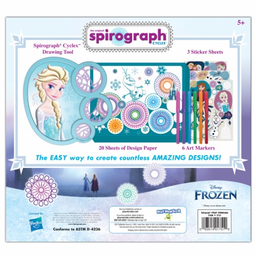 Spirograph Frozen Design Kit Perspective: back