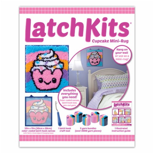 LatchKits Cupcake Mini-Rug Perspective: back