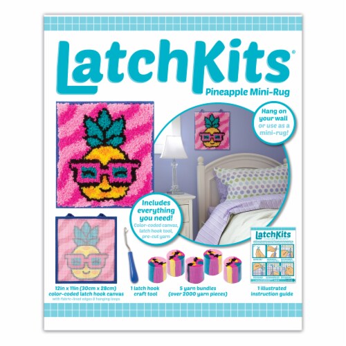 LatchKits Pineapple MIni Rug Kit Perspective: back