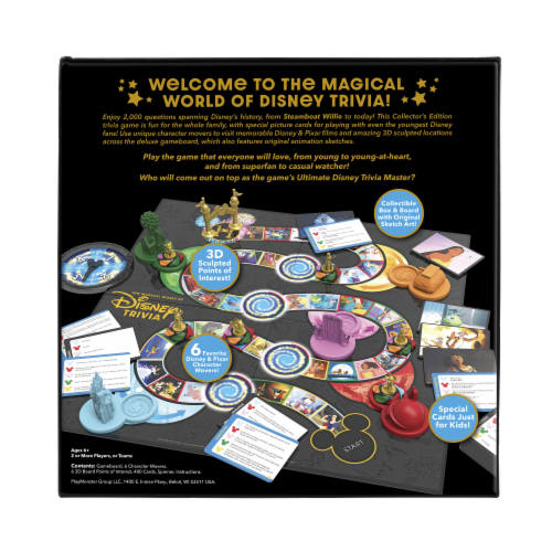 PlayMonster Disney Trivia Game Perspective: back