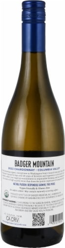 Badger Mountain Vineyards Chardonnay Perspective: back