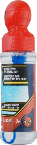 Marvel Spiderman Bottle of Bubbles Perspective: back