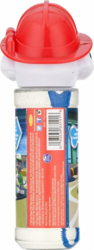 Little Kids Paw Patrol Marshall Bottle of Bubbles Perspective: back