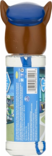 Little Kids Paw Patrol Chase Bottle of Bubbles Perspective: back
