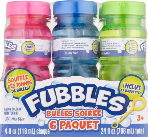 Little Kids Fubbles® Bubbles Party Pack Perspective: back