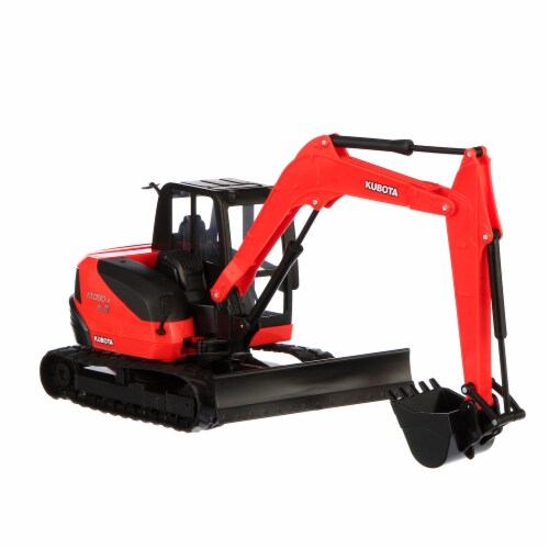 1:18 Scale Kubota KX080-4 Excavator Perspective: back