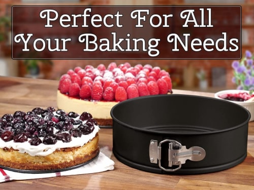 Zulay Kitchen Cheesecake Pan - Springform Pan with Safe Non-Stick Coating -  7 inch Black, 1 - Gerbes Super Markets