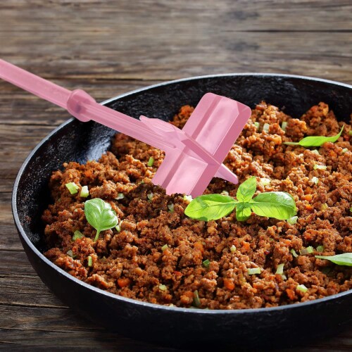 Zulay Kitchen Meat Chopper - Pink Perspective: back