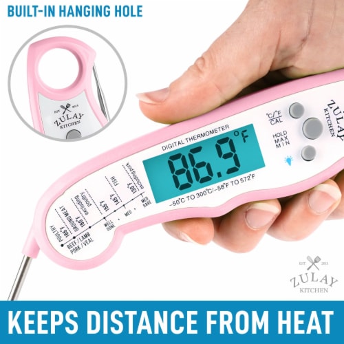 Zulay Kitchen Digital Meat Thermometer - Pink, 1 - Kroger