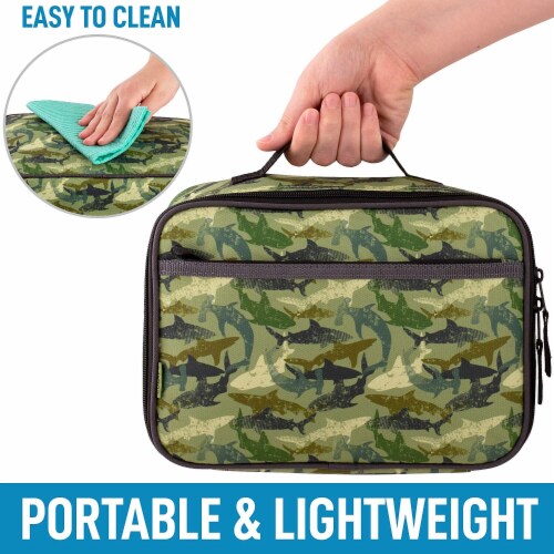 Zulay Kitchen Insulated Lunch Bag With Compartment & Built-In Handle -  Dinosaurs, 1 - Harris Teeter