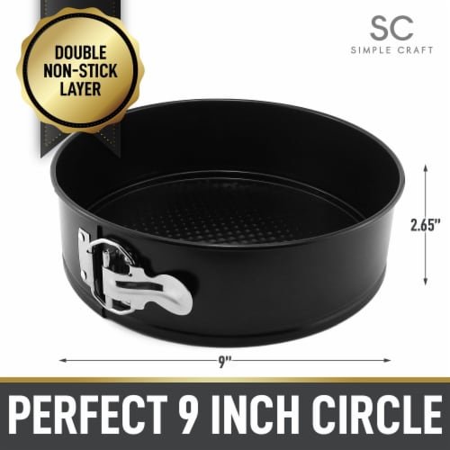 Zulay Kitchen Cheesecake Pan - Springform Pan with Safe Non-Stick Coating - 9  inch Balck, 1 - Gerbes Super Markets