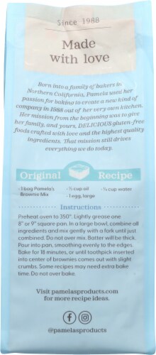 Pamela's Chocolate Brownie Mix Perspective: back