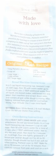 Pamela's® Gluten Free Bread Mix Perspective: back