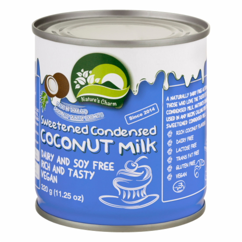Nature's Charm Dairy-Free Sweetened Condensed Coconut Milk Perspective: back