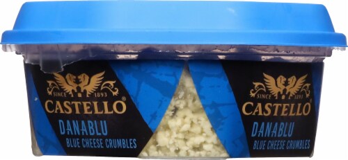 Castello® Danish Blue Cheese Crumbles Perspective: back