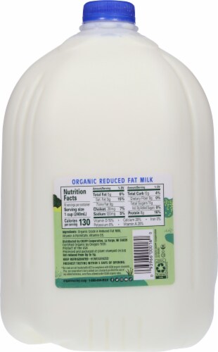 Organic Valley® 2% Reduced Fat Milk Gallon Perspective: back